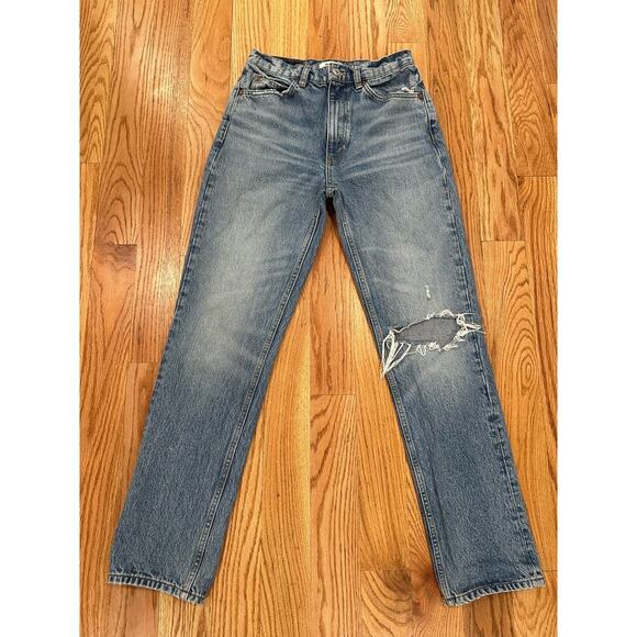 Re/Done 70’s Straight Jeans - Picture 4 of 10